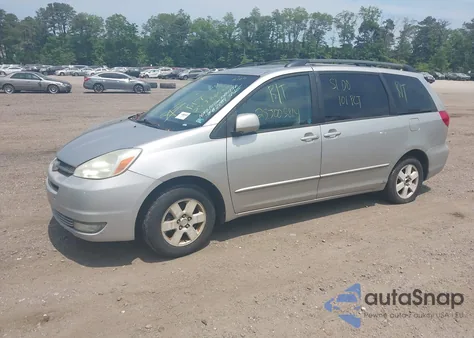 2004 Toyota Sienna Xle z USA, uszkodzony, nr VIN 5TDZA22C94S074818
